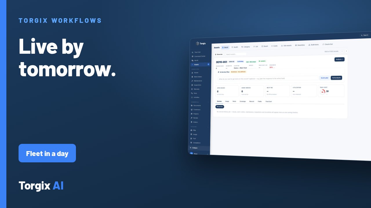 Fleet Live in a Day | Torgix