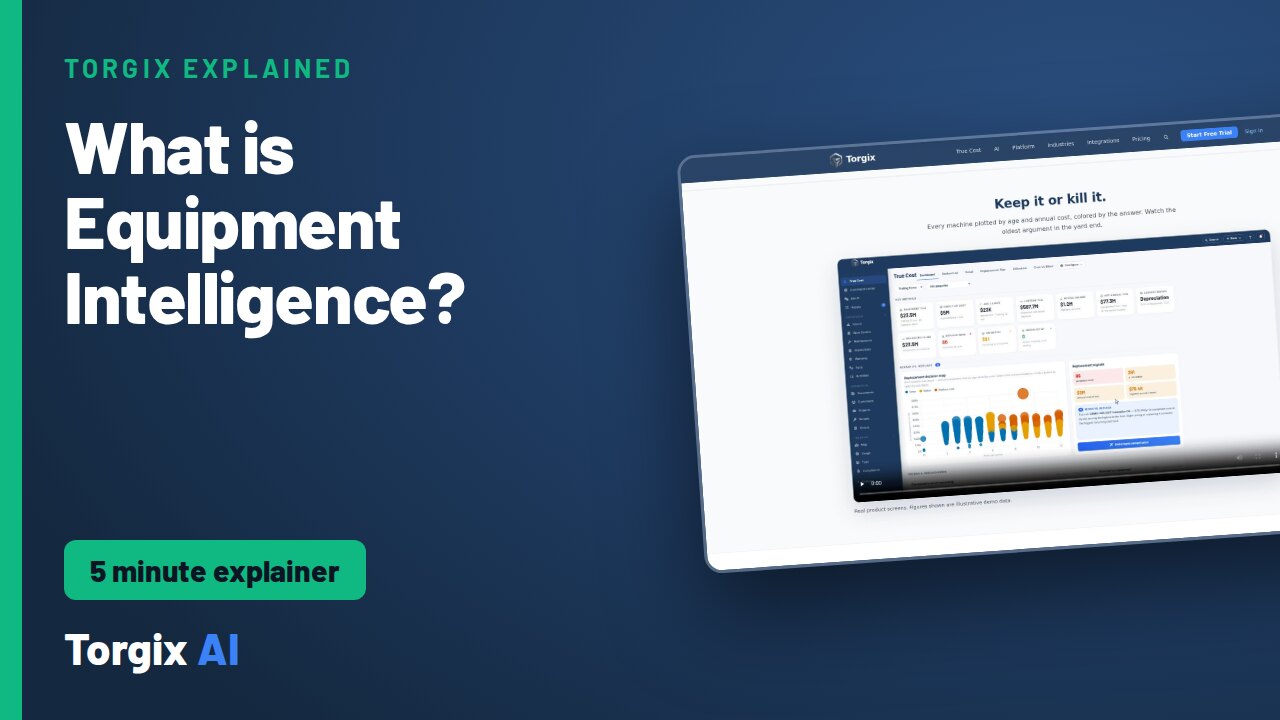What Is Equipment Intelligence Software? A 5 Minute Explainer